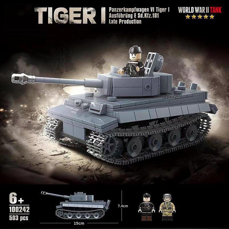 Non-Toxic Military Tanks Us Army Ww2 War Weapon Soldier Figure Model Building Block Brick Game Kid Gifts Children Toys