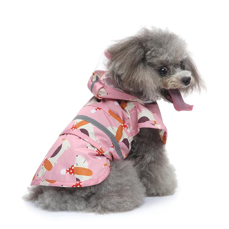 Водонепроницаемый дождевик для собак, комбинезон, светоотражающий дождевик, солнцезащитный крем, уличная одежда, куртка для больших и маленьких собак, щенков