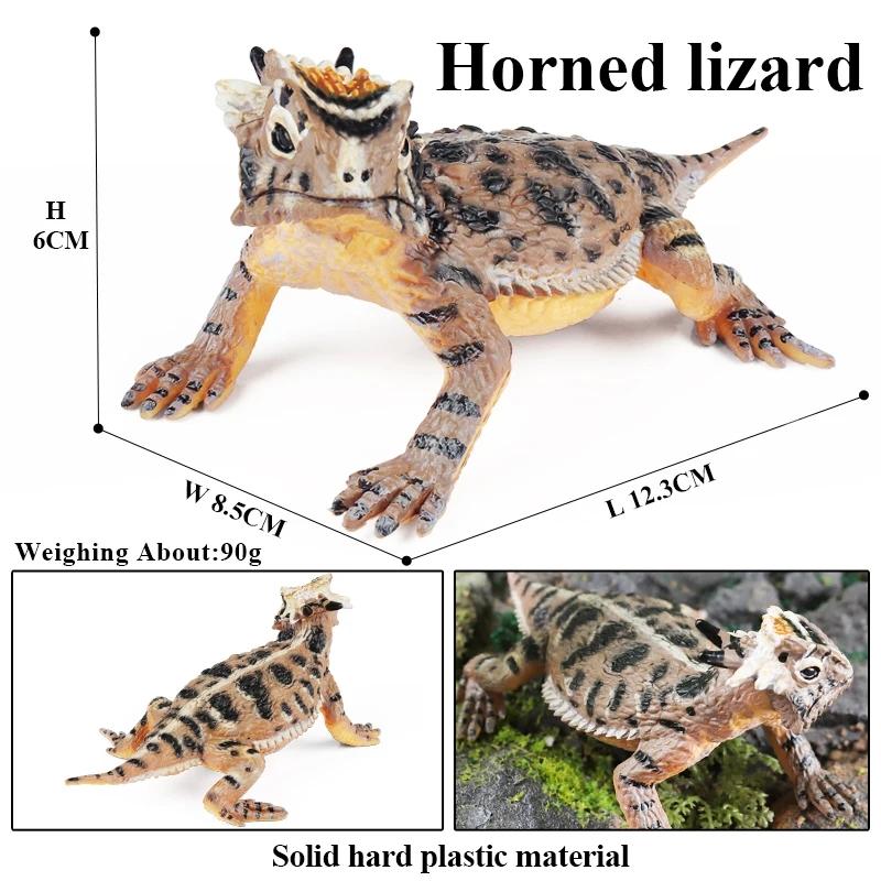 Oenux Simulation Reptile Lizard Chameleon Geckos Insect Animals Model Action Figure Collection Toys Kids Gift Home Decorations