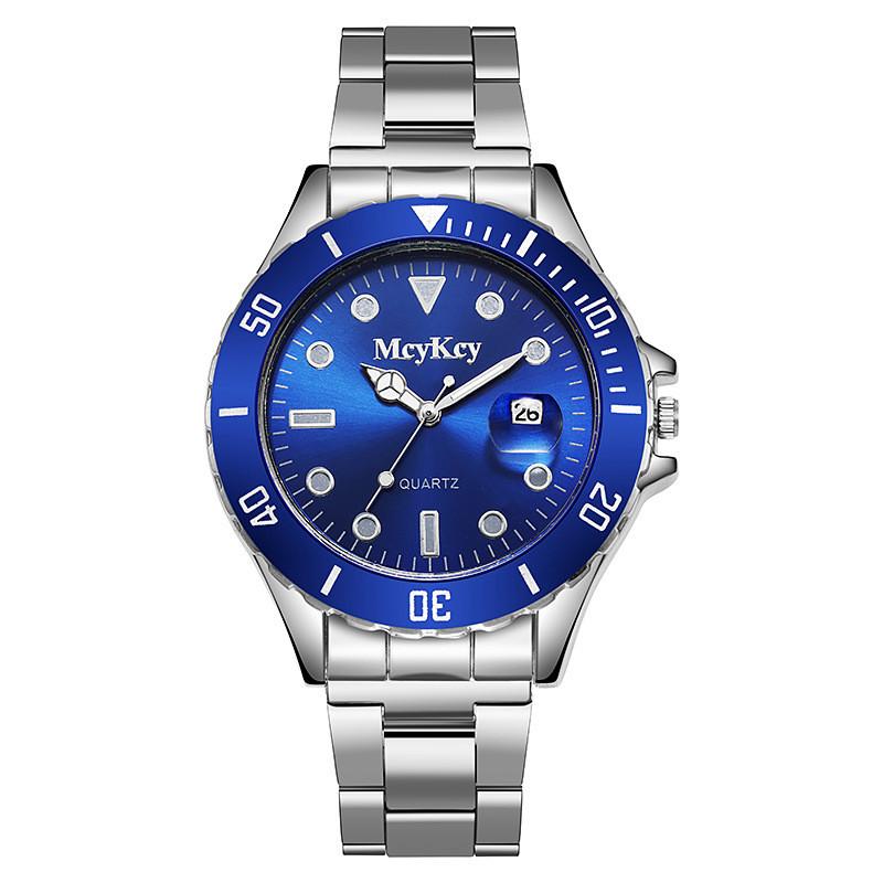 Mens Business Quartz Wristwatch With Mineral Glass And Simple Dial For Office Use