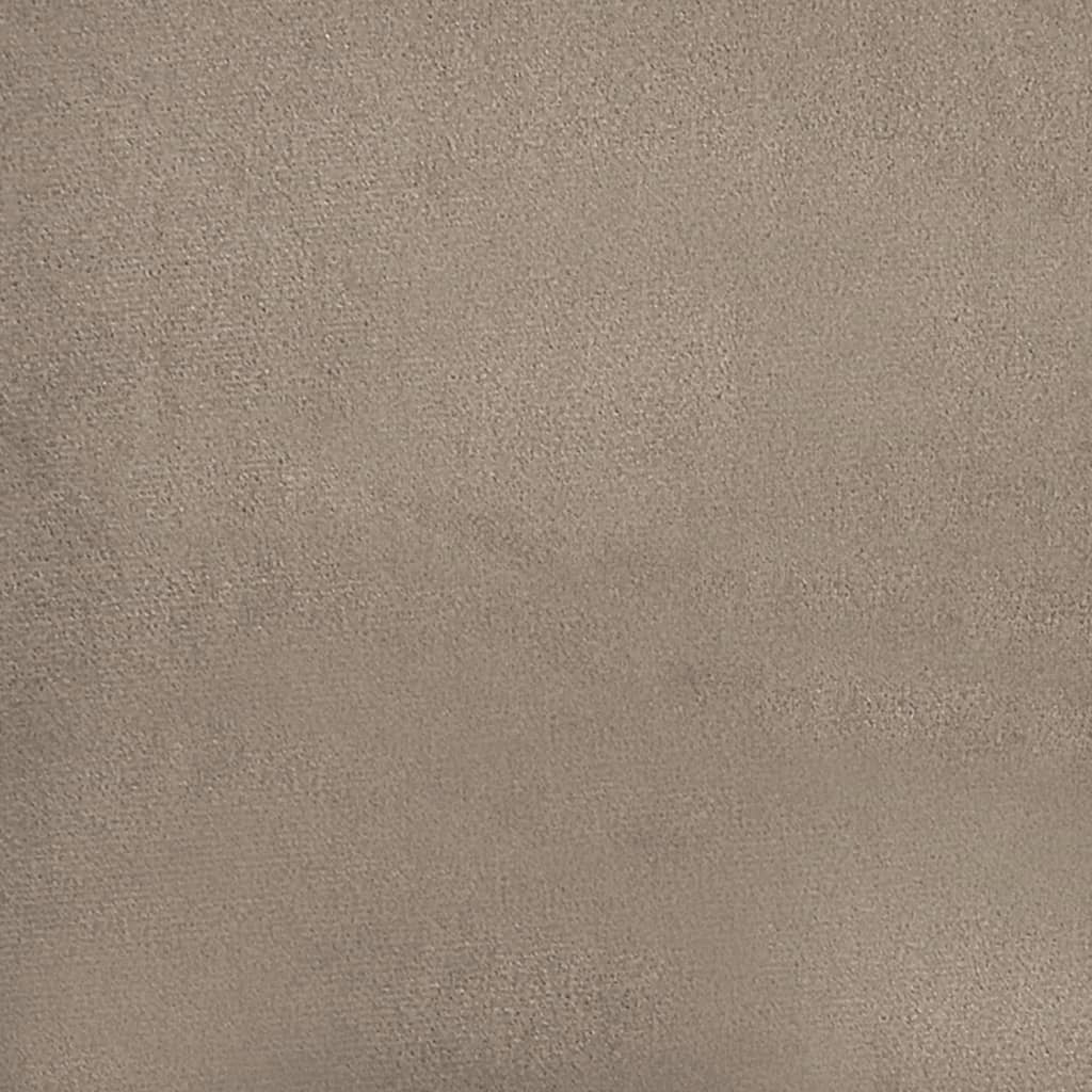 Vidaxl 3-Cz. Komplet Wypoczynkowy Z Poduszkami, Taupe, Mikrofibra