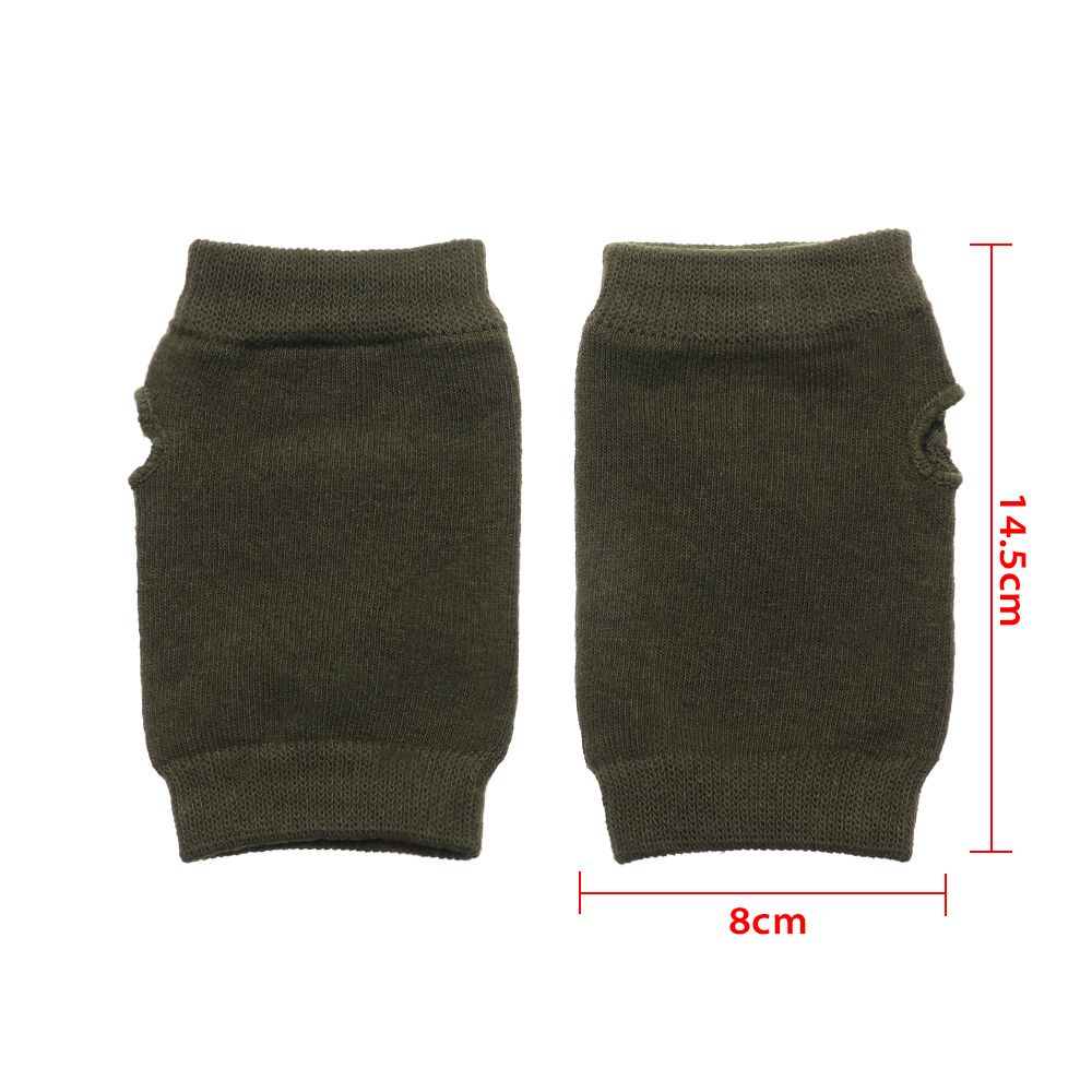 Women Girl Sheep Wool Fingerless Wrist Gloves Half Mitten Exposed Finger Knitted Wool Glove