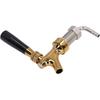 Золотой пивной кран, кеговый кран, регулируемый, из нержавеющей стали и латуни, для подключения капилляров 9/12 калибра, для баров, отелей, ресторанов, домашнего пивоварения