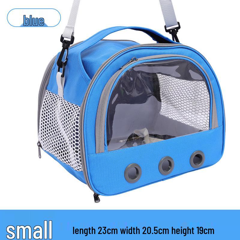 Compact and Breathable Foldable Hamster Carrier Handbag for Small Pets