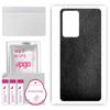 apgo Protective Skin Sticker for the Back Compatible with Oppo Reno7 CPH2371, Wrap Film, Foil, Vinyl - Pattern Black Leather