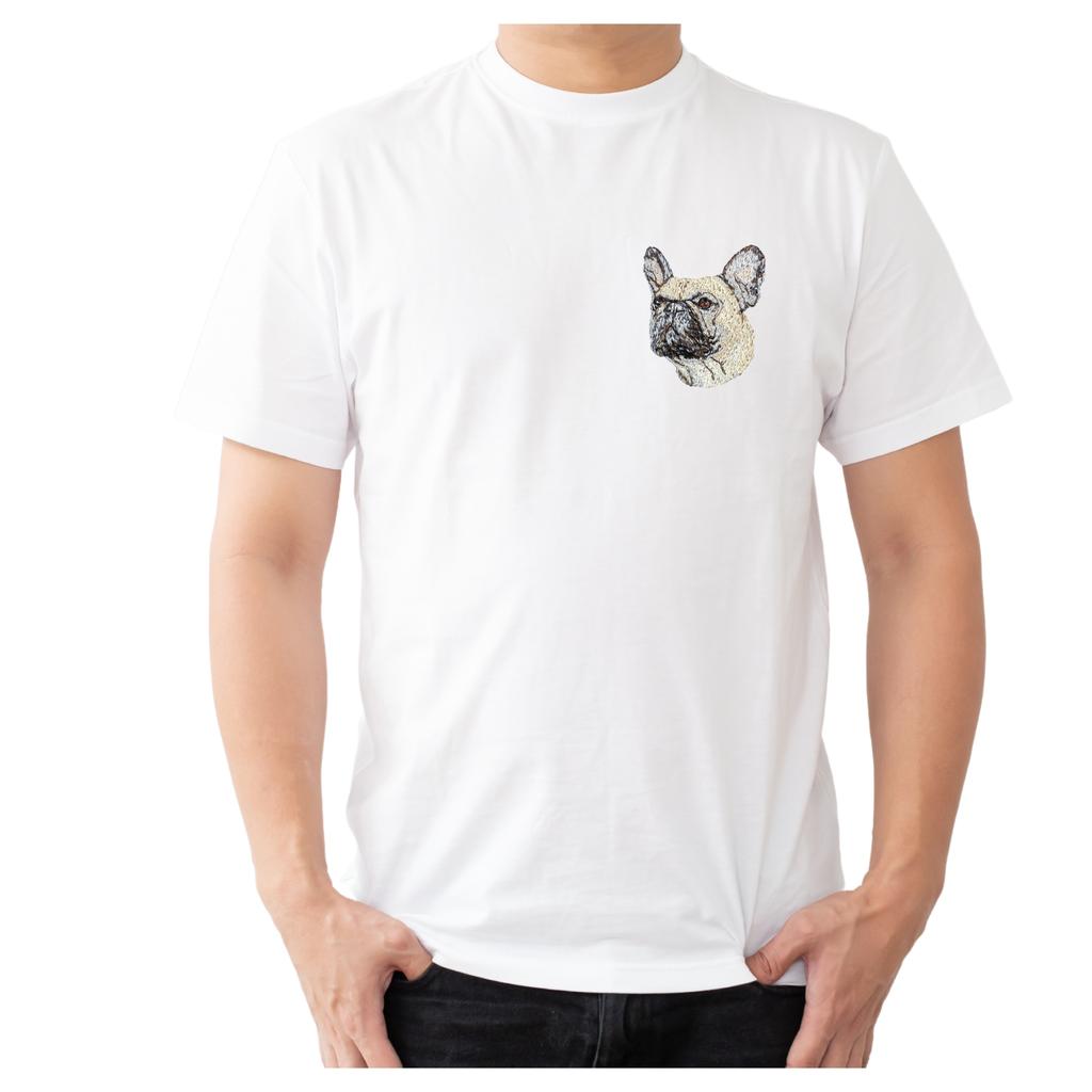 Buldog Francuski - Naszywka W Kształcie Psa, Haftowana Łatka, Unikatowa Ozdoba Do Plecaka Marki Art-Dog