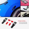 2Pcs Quick Release Hood Buckle Iron Universal Bumper Security Lock Clip Kit for Vehicle