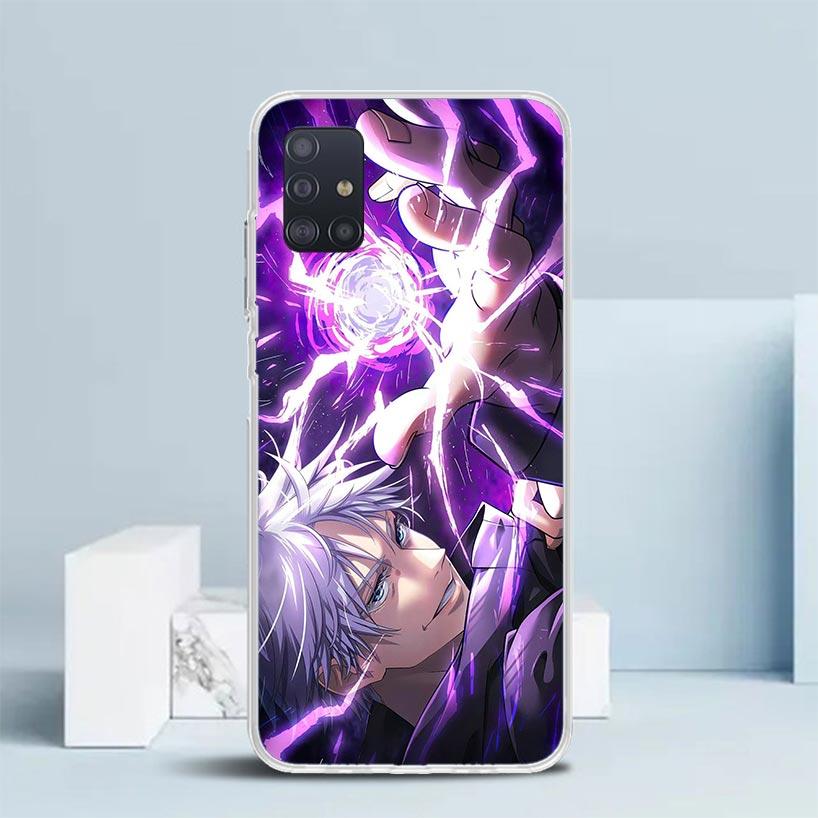 Чехол для телефона Kaisen J-Jujutsu Годжо Сатору Для Samsung Galaxy A52 A32 A22 A12 A51 A50S A30S A10S Note 20 Ultra 10 S10 Plus A31 A20