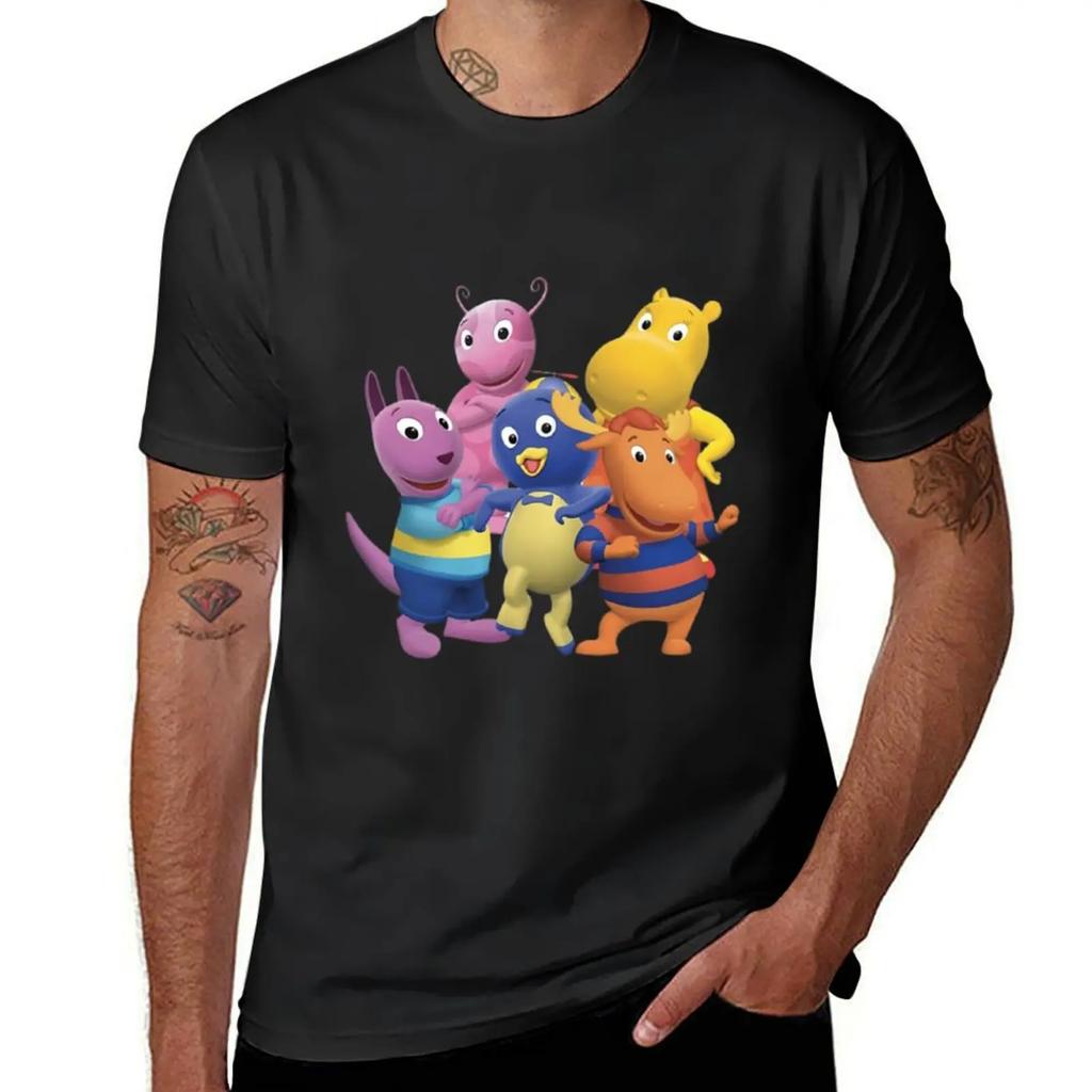 Backyardigans TShirt for a boy customs tees boys animal print clothes for Unisex