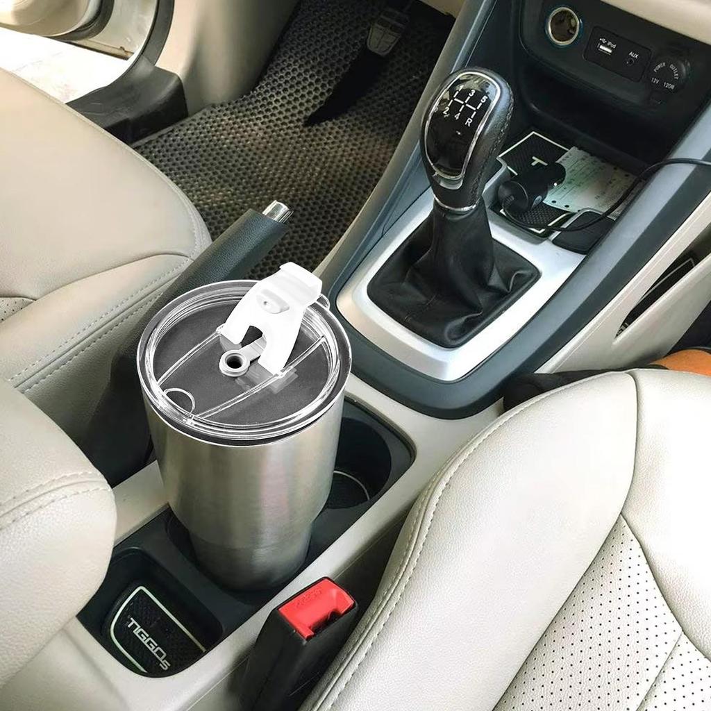Travel Mug Lid Replacement 20oz Tumbler Lid Leakproof Tumbler Accessories Tumblers Replacement Lids for Cup Hydro Jug Daily Use