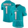 Miami Dolphins 1 13 17 Tagovailoa Legend Embroidered Football Jersey Men Women