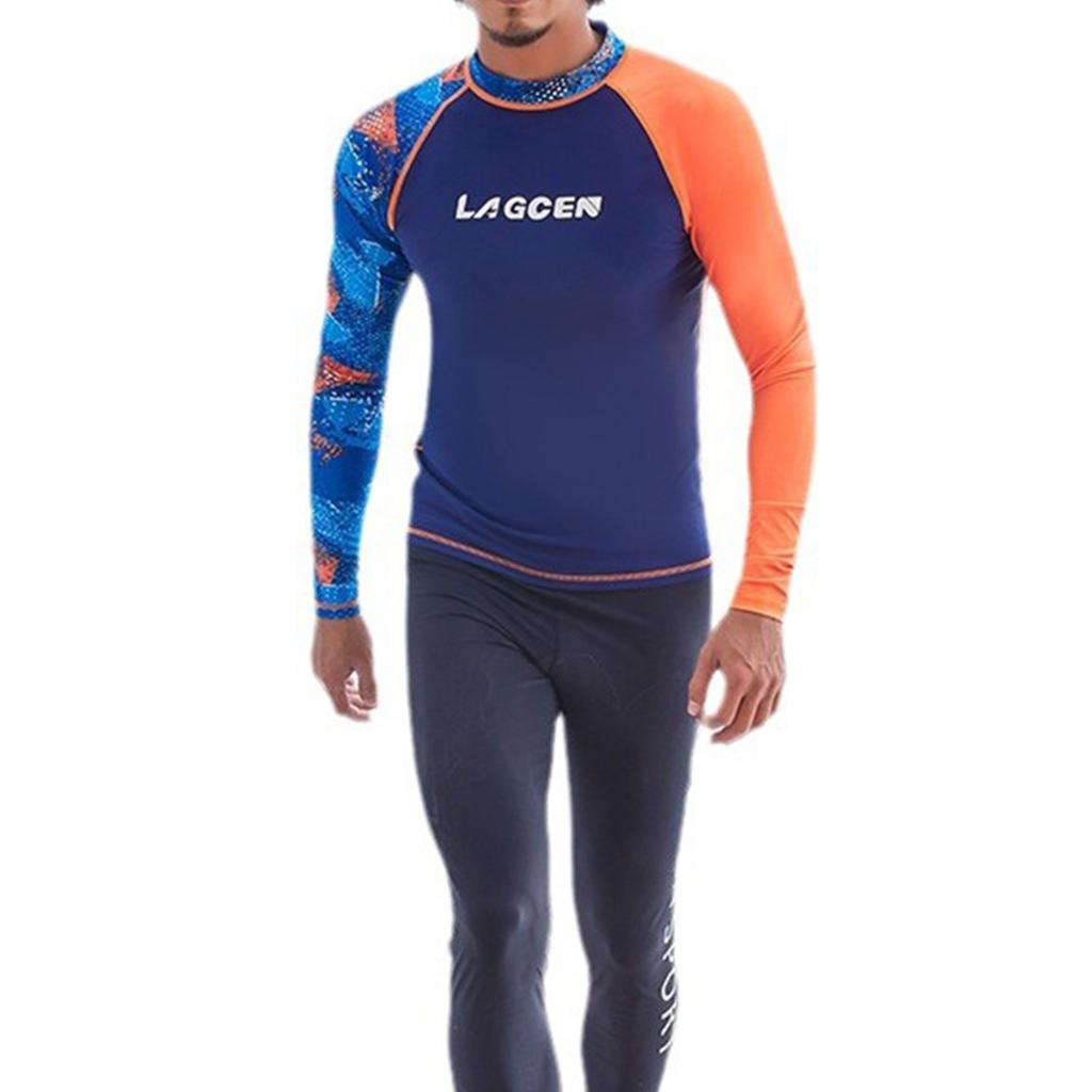 Мужской водолазный костюм, купальник, быстросохнущий купальник с длинными рукавами