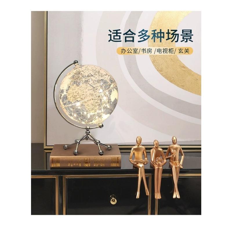 Прозрачный шар с лампой, светящийся орнамент, роскошная настольная лампа, украшение, подарок девушке на выпускной ученику средней школы