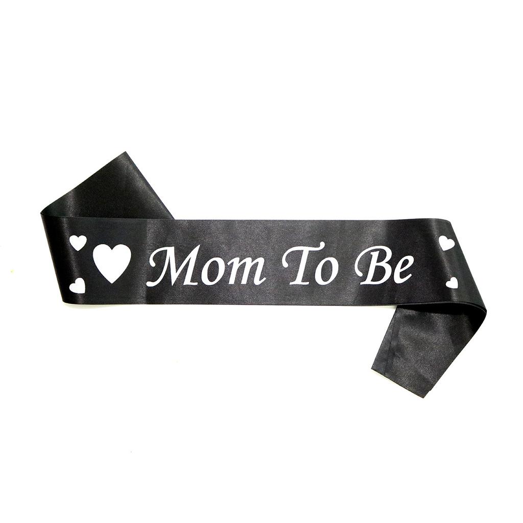 Будущая мама Украшение для вечеринки Baby Shower Плечевая лента для вечеринки Baby Shower Этикетка на плечевой ленте На заказ