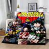 My Hero Academia Cartoon Printed Blanket Warm Flannel Blankets Soft and Comfortable Blanket Home Travel Blanket Birthday Gift