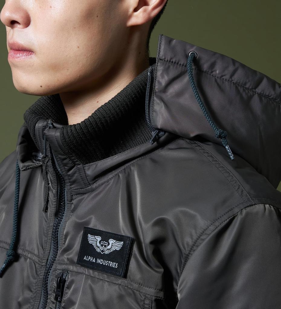 Мужская куртка Alpha Industries TA1716 с капюшоном, RP.GRAY