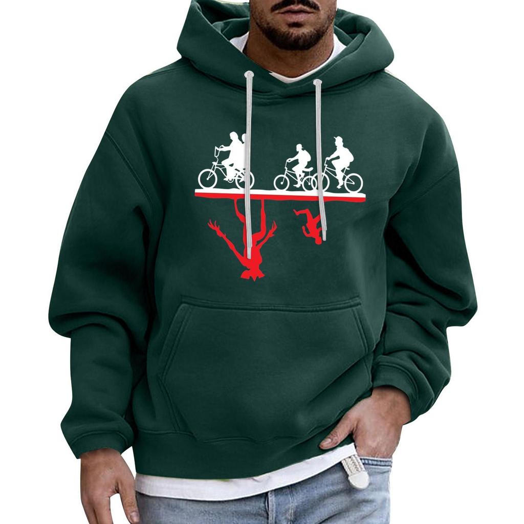 Мужской Спортивный Повседневный С Длинными Рукавами С Карманом Капюшон Толстовка