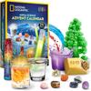 NATIONAL GEOGRAPHIC Science Kit Rock Collection Адвент-календарь 2024 Jumbo Адвент-календарь 24 дня науки Драгоценные камни и другие STEM-проекты для