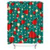 TU Shower Curtain Waterproof Vintage Floral Pattern Bathroom Decor Set Fabric Backdrop Washable Liner Artistic Home Textile