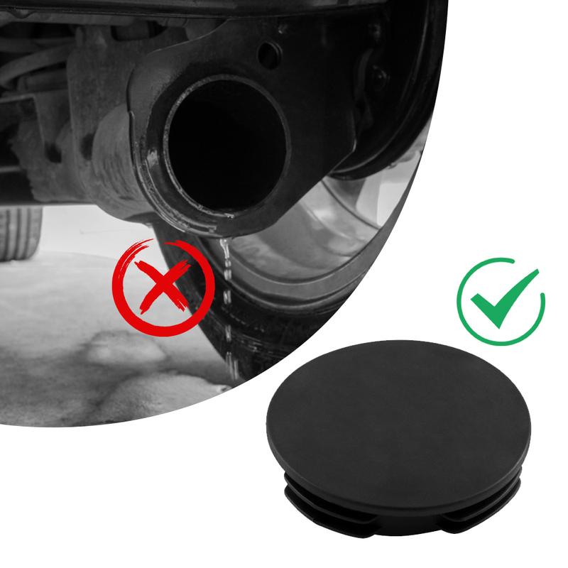1pc Auto Exterior Accessories Car Rear Tail Exhaust Pipe Anti-Rust Cover Cap for Benz Smart Fortwo Forfour W451 W453 2008-2014