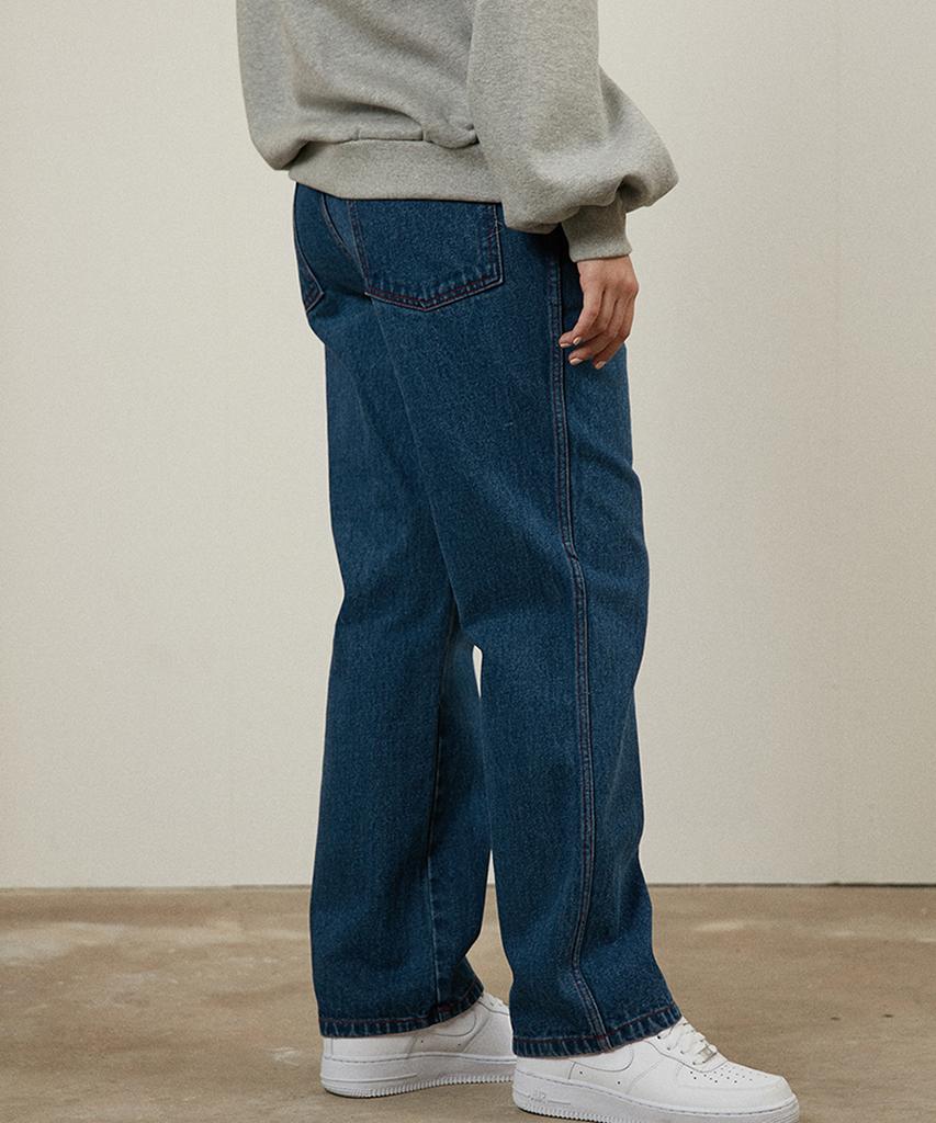 STAFFONLY Climber Denim Pants(Blue)