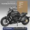 Модель мотоцикла Ducati Diavel в масштабе 1/12, литая модель из сплава, детская игрушка, детский подарок, подарок на день рождения для мальчиков, выставочная модель