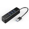 Многофункциональный USB-хаб, док-станция Plug and Play, высокоскоростная передача данных, USB2.0