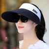 Summer For Women Wide Brim UV Protection Sunscreen Korean Style Hat Empty Top Hat Women Cap Sun Hat