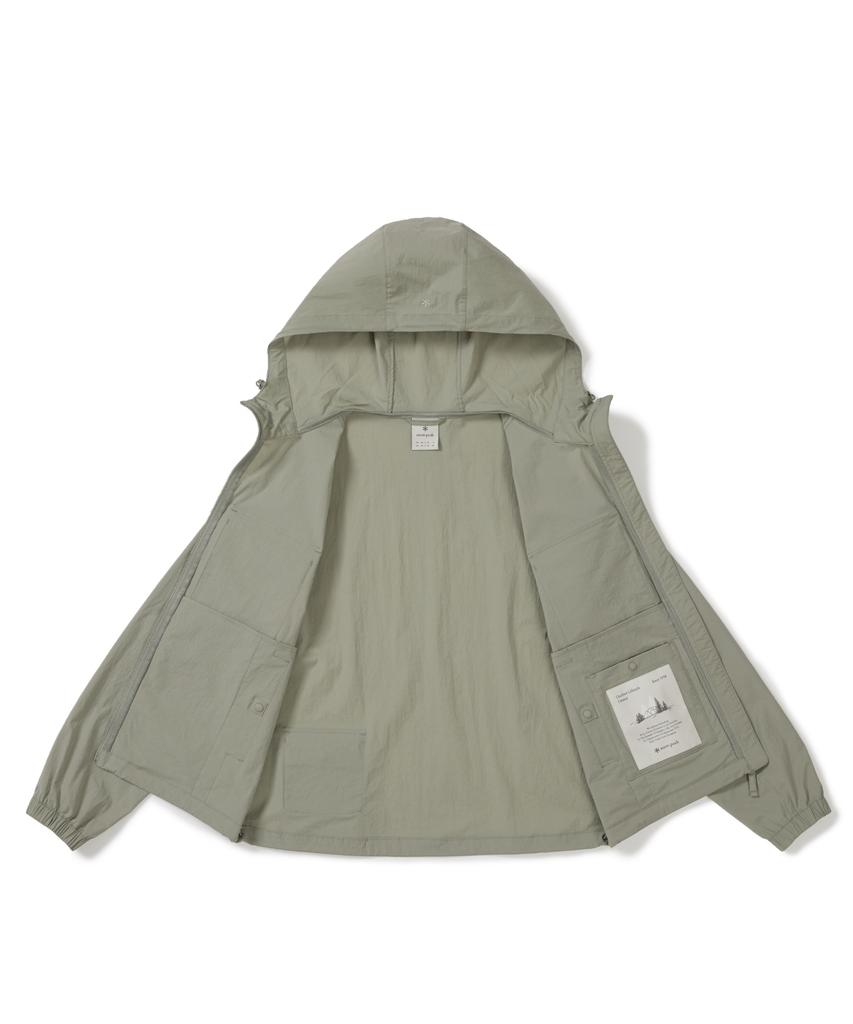 Женская ветровка с карманами Snowpeak Apparel Root (S26Mwrwb61) Хаки серый