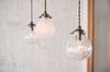 Interform LT-9825CR Marvel Pendant Light (Bulb not included, sold separately) Clear Glass Nordic Drop Pattern