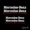 BTY4  6pc Car Logo Brake Caliper Sticker Modification Auto Accessories For Mercedes Benz AMG W212 W213 W205 AMG W177 W247 W176 GLA GLC