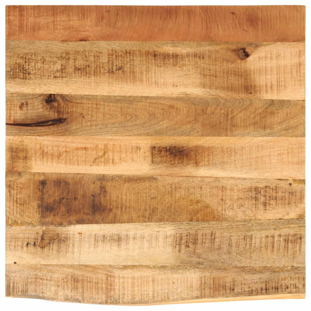 Vidaxl Blat Stołu, 40X40X3,8 Cm, Naturalna Krawędź, Drewno Mango