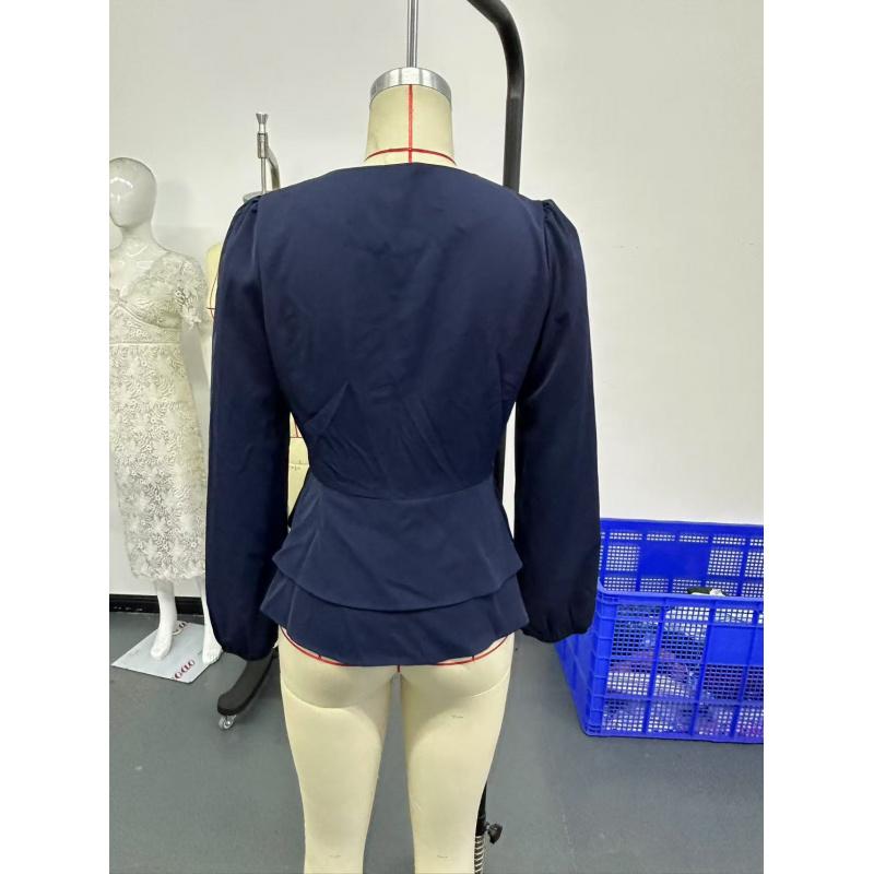 Новый модный женский костюм Весна-Осень: Элегантная приталенная блузка-жакет