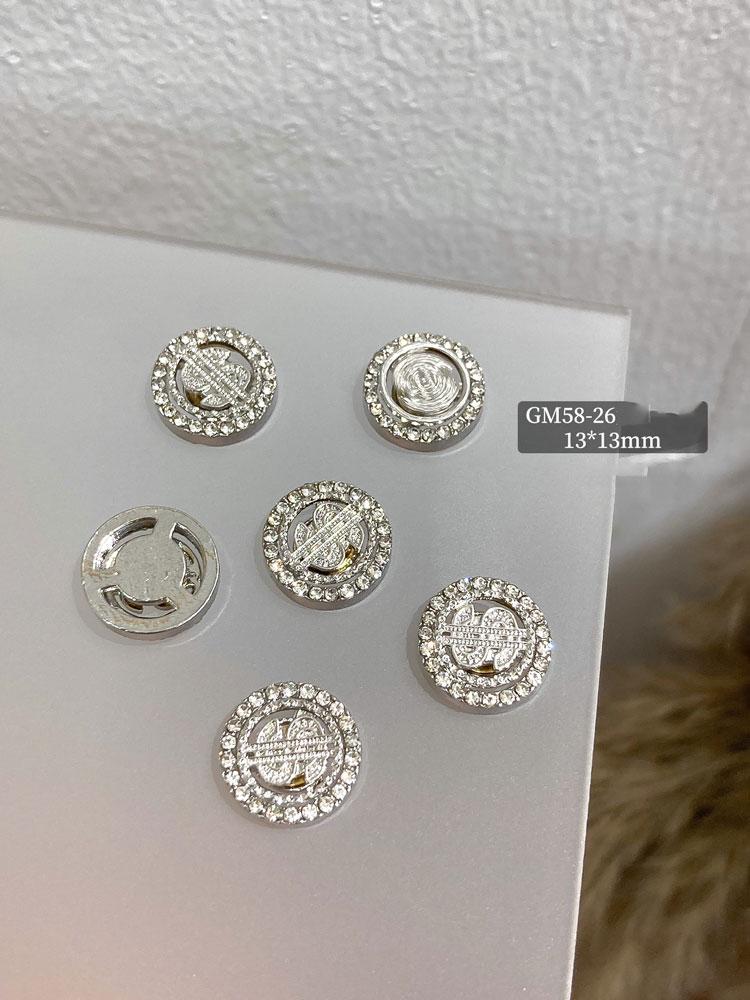 Nail Accessories Zircon Metal Diamond Snowflake Fortune Beads High Speed Rotating Shiny Kawaii Rhinestone for New Year Decor