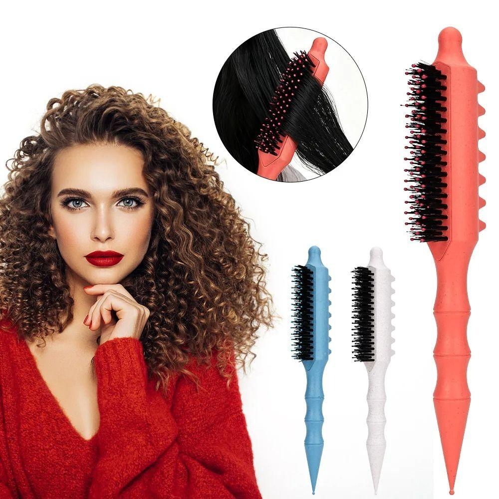 Pointed Tail Volumizing Curls Hair Comb Braiding Hairstyling Curling Roller Comb  Hair Styling Use