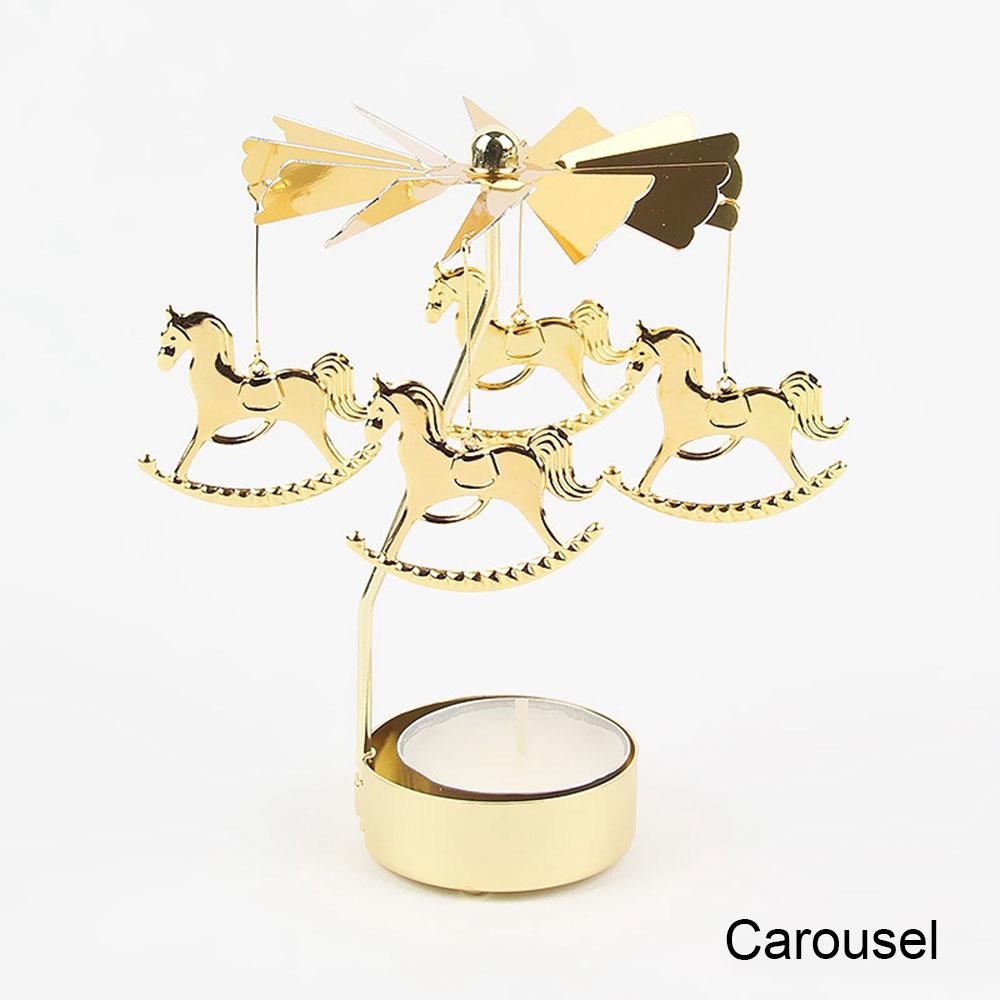 Вращающийся фонарь Домашний декор Подсвечники Свадебные украшения Аксессуары Подсвечники для канделябра Центральный элемент Винтаж