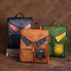 Vintage Genuine Leather Backpack Women Bag Leisure Large Capacity Real Cowhide Travel Bag Creative Backpacks