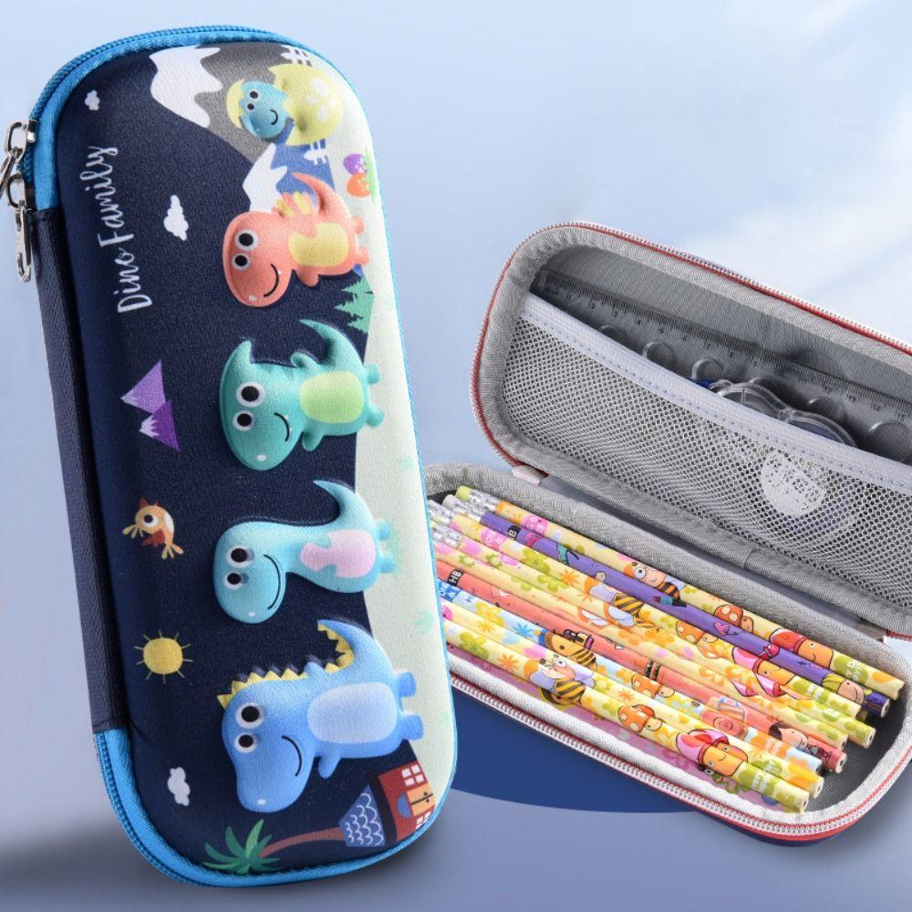 Пенал большой емкости EVA Pen Bag Cartoon Pen Box Student
