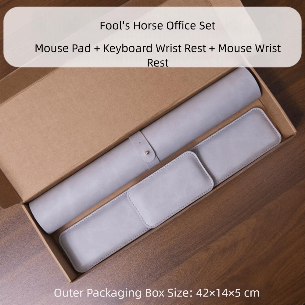 PU Desk Pad Waterproof Laptop Desk Mat Portable Large Mousepad  Mouse Wrist Guard