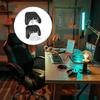Прозрачная подставка для контроллеров, компактное настольное решение, защитная угловая конструкция, подставка для контроллеров и игровых аксессуаров.