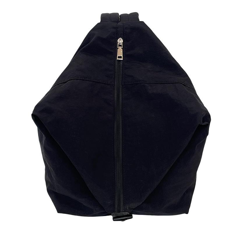 Niche Sports Style Travel Fitness Solid Color Nylon Lightweight Backpack Casual Universal Backpack Aregular Bag