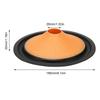 2PCS Orange Subwoofer Cone Rubber Surround Drum Paper Paper Speaker Cone  Speaker Repair