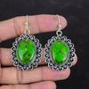 Copper Green Turquoise Earring 925 Sterling Silver Earrings Original Gemstone Earring Handmade Turquoise Jewelry Gifts For Wife Drop Earring