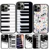 Клавиши пианино Винтажные ноты Чехол для телефона Для iPhone 17 Air 14 15 16 13 12 Чехол Для Apple Pro Max 6S Plus