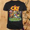 НОВАЯ Коллекция CKY Band Футболка с коротким рукавом Черная Все размеры OM508 Унисекс