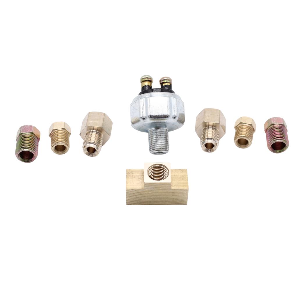 Hydraulic Brake Light Switch In Line Brake Light Switch Kit Fit 3/16 or 1/4 Inch Line Car Modification Accessories Parts