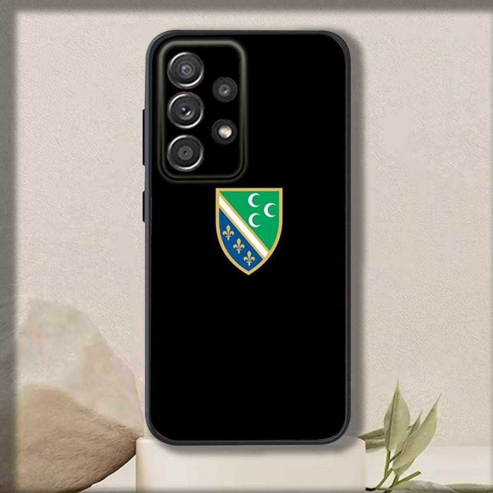 S-Sandzaks Flag Phone Case For Samsung S 25,24,23,22,30,21,10,9,Ultra,Plus,Lite,FE,4,5 G Soft Black Case