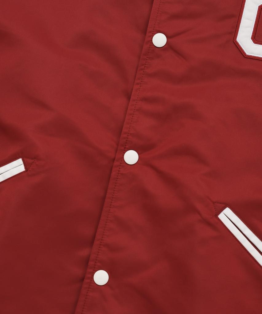 Covernat C Logo Varsity Jacket Deep Red