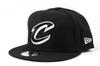 [New Era] 9FIFTY Snapback Cap BLACK & WHITE NBA Eastern Conference Cleveland Cavaliers CLEVELAND CAVALIERS