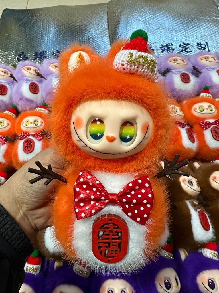 Новогодний снеговик Плюшевый кулон Подвеска для сумки-книги Брелок Подарочная кукла